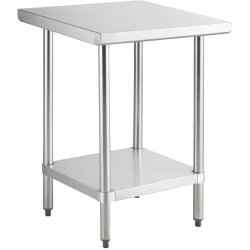 Commercial Stainless Steel Work Table Bottom shelf 300x600x900mm | Adexa WT6030G