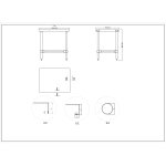 Commercial Stainless Steel Work Table No Bottom shelf 900x700x900mm | Adexa WT7090GNU