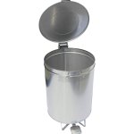Professional Waste bin Stainless steel Wheels Pedal 60 litres | Adexa AD5903