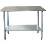 Commercial Work Table Stainless Steel Bottom Shelf 1000x600x900mm | Adexa WTG600X1000
