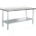 Commercial Work table Stainless steel Rear upstand Bottom shelf 1500x600x900mm | Adexa WTG600X150050R