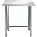 Commercial Work table Stainless steel No bottom shelf 915x760x900mm | Adexa WTGOB3036418