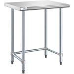 Commercial Work table Stainless steel No bottom shelf 915x610x900mm | Adexa WTGOB2436418