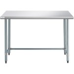 Commercial Work table Stainless steel No bottom shelf 1520x610x900mm | Adexa WTGOB2460418