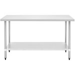 Commercial Stainless Steel Work Table Bottom shelf 900x600x900mm | Adexa WT6090G