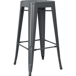 High Bar stool Dark Grey Indoors | Adexa WW165DG