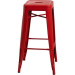 High Bar stool Steel Red Indoors | Adexa WW165RED