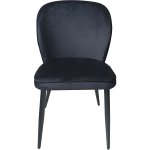 Velvet Dining Chair Black | Adexa WW166