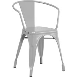 Bistro Dining Chair Steel Grey Indoors | Adexa WW167G