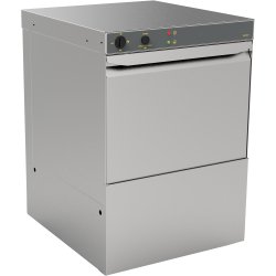 Commercial Dishwasher 500 plates/hour 500mm basket Drain pump Detergent pump Rinse Aid pump | Adexa WZ50DRDP