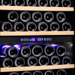 Commercial Wine Fridge Dual zone 96 bottles | Adexa YC270DZ