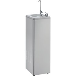 Commercial Stainless Steel Drinking Water Fountain with Drinking Tap and Bottle Tap | Adexa YL600C