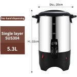 Commercial Coffee Urn 5.3 litres Stainless steel | Adexa YT304CUPC