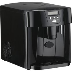 2-in-1 Ice Maker & Cold Water Dispenser Countertop 12kg/24h 0.6kg bin | Adexa ZB10B