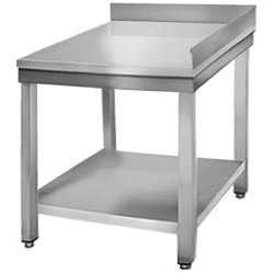 Commercial Work table Corner unit Stainless steel with Upstand 600x600x850mm | Adexa VT66C