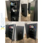 Commercial Storage Cabinet with wheels Black 900x450x1880mm | Adexa DL17