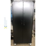 Commercial Storage Cabinet with wheels Black 800x420x1820mm | Adexa DL18X