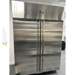 1200lt Commercial Freezer Stainless steel Upright cabinet Twin door Fan assisted cooling | Adexa F1200S