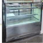 Cake counter 1200x730x1200mm 2 shelves Mirror front LED | Adexa GN1200RF2
