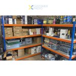Industrial Shelving Unit Heavy duty 1500x600x1800mm 4 shelves 500 kg/shelf Powder coated steel | Adexa H15060