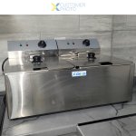 Commercial Fryer Double Electric 2x11 litre 7kW Countertop | Adexa HEF11L2