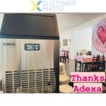 Commercial Ice Cube Machine Under counter 45kg/24h 15kg bin | Adexa HZB45
