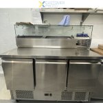 Refrigerated Servery Prep Top 1400mm 6xGN1/4 Depth 330mm | Adexa PT14