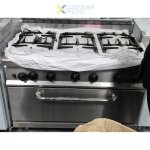 Professional Gas range 6 burners 30kW Gas oven 5.8kW | Adexa THG7F6PWFG1