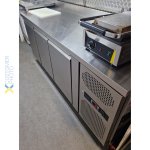 Professional Refrigerated Counter with Upstand 3 doors Depth 600mm | Adexa THSNACK3200TN