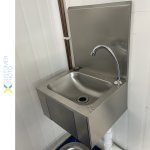 Commercial Hand wash sink Knee control Stainless steel | Adexa VHWR43