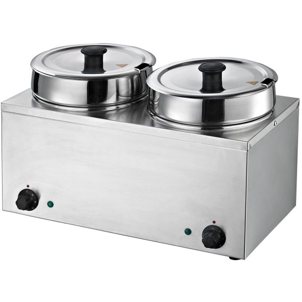 Bain Marie 2 Hot pots 2x6.5 litres | Adexa BMP72