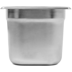 Stainless steel Gastronorm Pan GN1/6 Depth 150mm | Adexa E8016150-8166